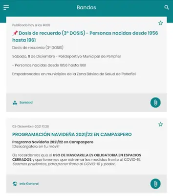 Campaspero Informa android App screenshot 2